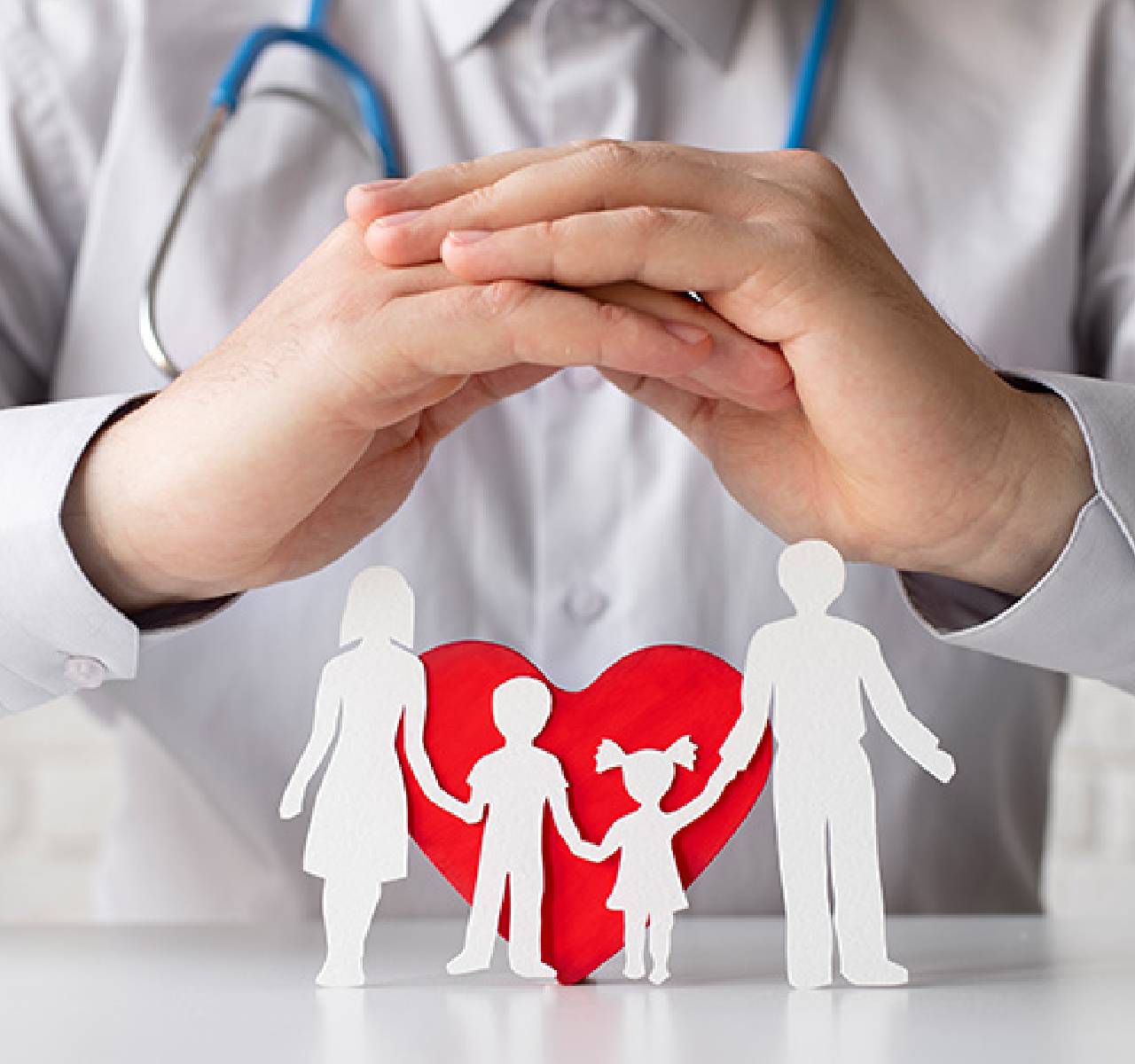 A doctor having a positive conversation with a patient